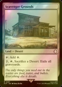 [FOIL] 屍肉あさりの地/Scavenger Grounds No.287 【英語版】 [PIP-土地R]