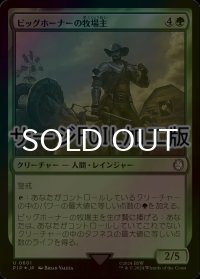 [FOIL] ビッグホーナーの牧場主/Bighorner Rancher No.601 (サージ仕様) 【日本語版】 [PIP-緑U]