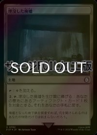 [FOIL] 埋没した廃墟/Buried Ruin No.782 (サージ仕様) 【日本語版】 [PIP-土地U]