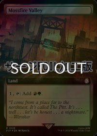 [FOIL] モスファイアの谷/Mossfire Valley No.1029 (拡張アート版・サージ仕様) 【英語版】 [PIP-土地R]