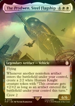 画像1: [FOIL] ブラザーフッドの旗艦、プリドゥエン/The Prydwen, Steel Flagship No.370 (拡張アート版) 【英語版】 [PIP-白R]