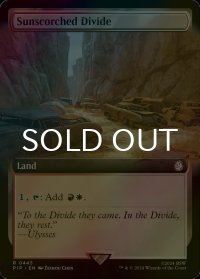 [FOIL] 陽に焼かれたディバイド/Sunscorched Divide No.445 (拡張アート版) 【英語版】 [PIP-土地R]