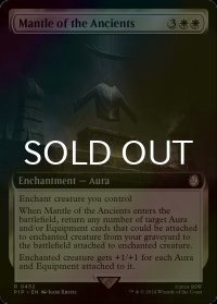 [FOIL] 古き者のまとい身/Mantle of the Ancients No.452 (拡張アート版) 【英語版】 [PIP-白R]