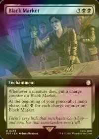 [FOIL] 闇市場/Black Market No.463 (拡張アート版) 【英語版】 [PIP-黒R]