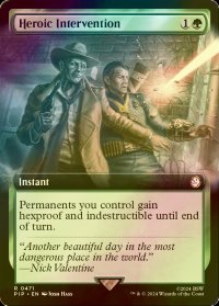 [FOIL] 英雄的介入/Heroic Intervention No.471 (拡張アート版) 【英語版】 [PIP-緑R]