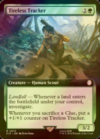 [FOIL] 不屈の追跡者/Tireless Tracker No.472 (拡張アート版) 【英語版】 [PIP-緑R]