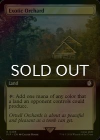[FOIL] 風変わりな果樹園/Exotic Orchard No.495 (拡張アート版) 【英語版】 [PIP-土地R]