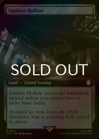[FOIL] 窪み渓谷/Sunken Hollow No.514 (拡張アート版) 【英語版】 [PIP-土地R]