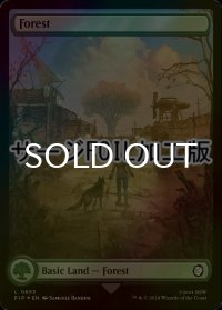 [FOIL] 森/Forest No.853 (全面アート版・サージ仕様) 【英語版】 [PIP-土地C]
