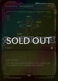 [FOIL] 所持品管理/Inventory Management No.870 (ショーケース版・サージ仕様) 【英語版】 [PIP-金R]