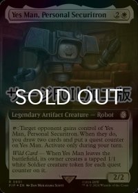 [FOIL] 個人用セキュリトロン、イエスマン/Yes Man, Personal Securitron No.901 (拡張アート版・サージ仕様) 【英語版】 [PIP-白R]
