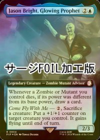 [FOIL] 光る預言者、ジェイソン・ブライト/Jason Bright, Glowing Prophet No.904 (拡張アート版・サージ仕様) 【英語版】 [PIP-青R]