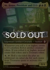 [FOIL] 社長兼CEO、Mr.ハウス/Mr. House, President and CEO No.949 (拡張アート版・サージ仕様) 【英語版】 [PIP-金MR]