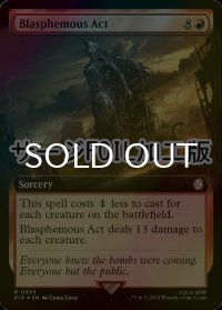 [FOIL] 冒涜の行動/Blasphemous Act No.993 (拡張アート版・サージ仕様) 【英語版】 [PIP-赤R]