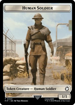 画像2: 兵士/SOLDIER No.004 & 人間・兵士/HUMAN SOLDIER 【英語版】 [PIP-トークン]
