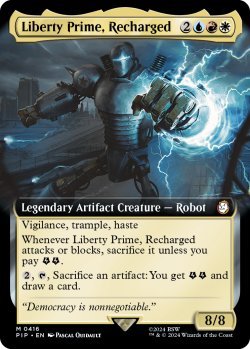 画像1: 再稼働、リバティ・プライム/Liberty Prime, Recharged (拡張アート版) 【英語版】 [PIP-金MR]