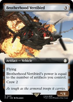 画像1: ブラザーフッド・ベルチバード/Brotherhood Vertibird (拡張アート版) 【英語版】 [PIP-灰R]