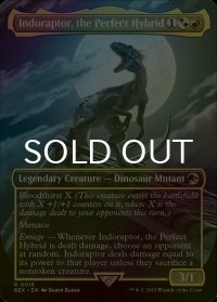 [FOIL] 究極のハイブリッド恐竜、インドラプトル/Indoraptor, the Perfect Hybrid (全面アート版) 【英語版】 [REX-金R]