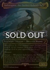 [FOIL] 究極のハイブリッド恐竜、インドラプトル/Indoraptor, the Perfect Hybrid (全面アート版・エンブレム仕様) 【英語版】 [REX-金R]