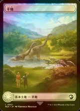 [FOIL] 平地/Plains (全面アート版) 【日本語版】 [REX-土地C]