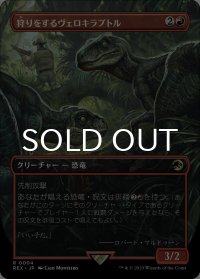 狩りをするヴェロキラプトル/Hunting Velociraptor (全面アート版) 【日本語版】 [REX-赤R]