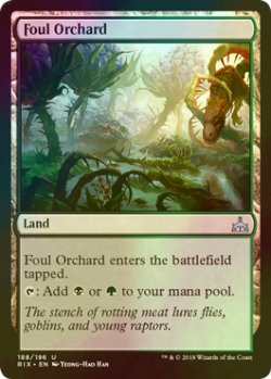 画像1: [FOIL] 穢れた果樹園/Foul Orchard 【英語版】 [RIX-土地U]