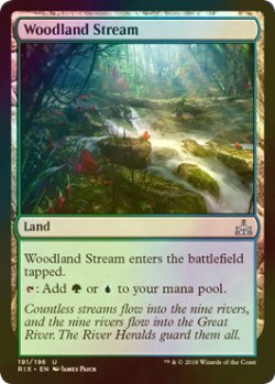 画像1: [FOIL] 森林地の小川/Woodland Stream 【英語版】 [RIX-土地U]