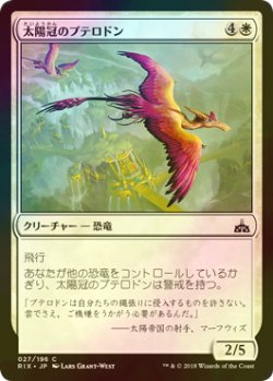 画像1: [FOIL] 太陽冠のプテロドン/Sun-Crested Pterodon 【日本語版】 [RIX-白C]