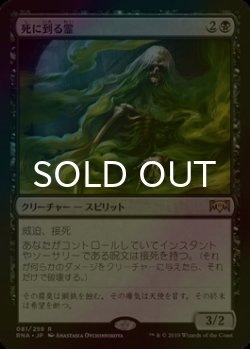 画像1: [FOIL] 死に到る霊/Pestilent Spirit 【日本語版】 [RNA-黒R]