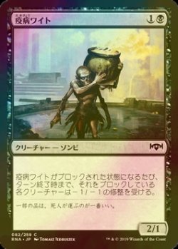 画像1: [FOIL] 疫病ワイト/Plague Wight 【日本語版】 [RNA-黒C]