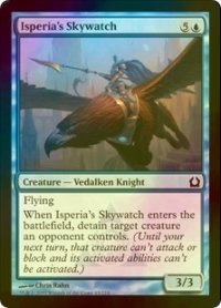 [FOIL] イスペリアの空見張り/Isperia's Skywatch 【英語版】 [RTR-青C]