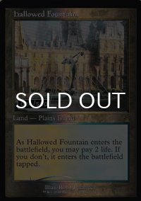 [FOIL] 神聖なる泉/Hallowed Fountain (旧枠・シリアル024/500) 【英語版】 [RVR-土地R]