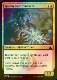 [FOIL] ゴブリンの電術師/Goblin Electromancer 【英語版】 [RVR-金C]