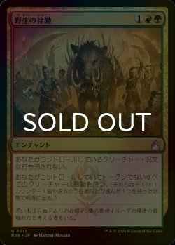 画像1: [FOIL] 野生の律動/Rhythm of the Wild 【日本語版】 [RVR-金U]