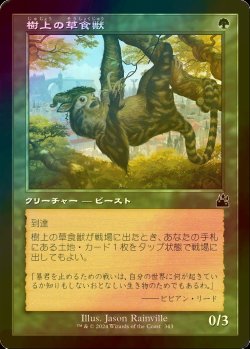 画像1: [FOIL] 樹上の草食獣/Arboreal Grazer (旧枠) 【日本語版】 [RVR-緑C]