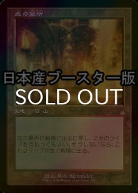 [FOIL] 血の墓所/Blood Crypt ● (旧枠・日本産ブースター版) 【日本語版】 [RVR-土地R]