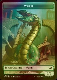 [FOIL] ワーム/WURM 【英語版】 [RVR-トークン]