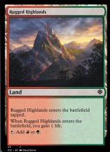 岩だらけの高地/Rugged Highlands 【英語版】 [SCD-土地C]
