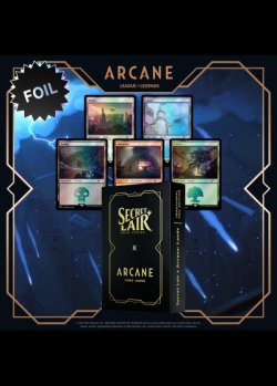 画像1: Secret Lair x Arcane: Lands (プレミアム版)