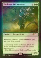[FOIL] 新緑の女魔術師/Verduran Enchantress 【英語版】 [SLD-緑R]