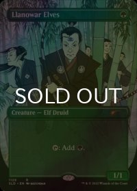 [FOIL] ラノワールのエルフ/Llanowar Elves No.1129 【英語版】 [SLD-緑R]