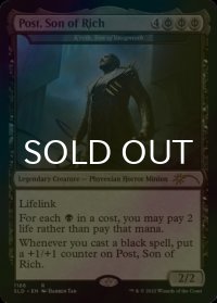 [FOIL] Post, Son of Rich 【英語版】 [SLD-黒R]