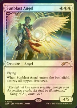 画像1: [FOIL] 太陽破の天使/Sunblast Angel 【英語版】 [SLD-白R]