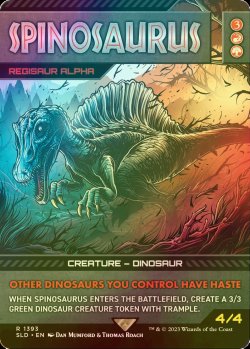 画像1: [FOIL] SPINOSAURUS 【英語版】 [SLD-金R]