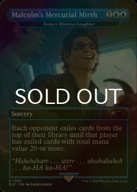 [FOIL] Malcolm's Mercurial Mirth 【英語版】 [SLD-青R]