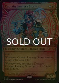 [FOIL] 風雲船長ラネリー/Captain Lannery Storm 【英語版】 [SLD-赤R]