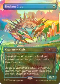 [FOIL] 面晶体のカニ/Hedron Crab 【英語版】 [SLD-青R]