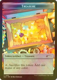 [FOIL] 宝物/TREASURE No.1432 【英語版】 [SLD-トークン]