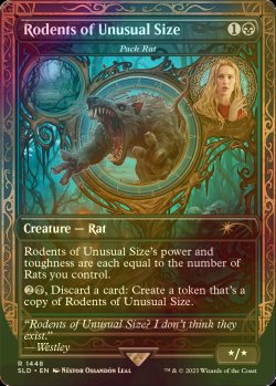 画像1: [FOIL] Rodents of Unusual Size 【英語版】 [SLD-黒R]