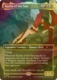 [FOIL] 巨大なるカーリア/Kaalia of the Vast 【英語版】 [SLD-金MR]
